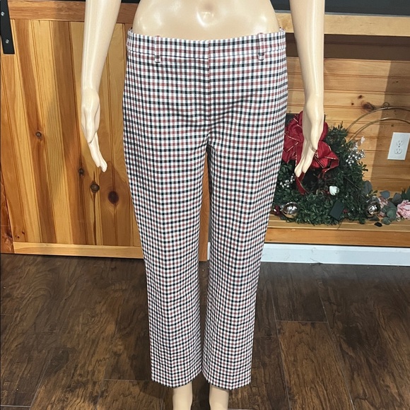THEORY
Trecca cropped gingham stretch-crepe slim-leg pants SIZE 6 - Picture 7 of 13